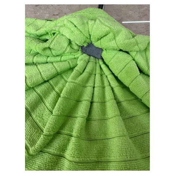 Fine Clean ( 1 Adet) Mikrofiber Havlu Paspas Mop Yedek Ucu, Alt Kısmı Dolgulu Çizmez ( Sopasız) - Görsel 3