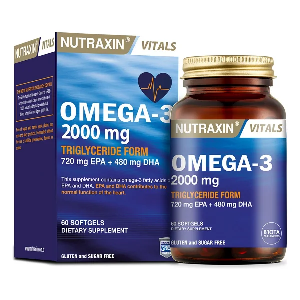 Nutraxin Omega 3 Balık Yağı 2000 Mg 60 Kapsül - Görsel 7