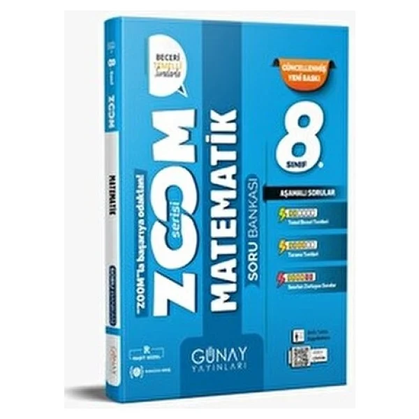Günay Yayınları 8. Sınıf Zoom Matematik Soru Bankası - Görsel 7