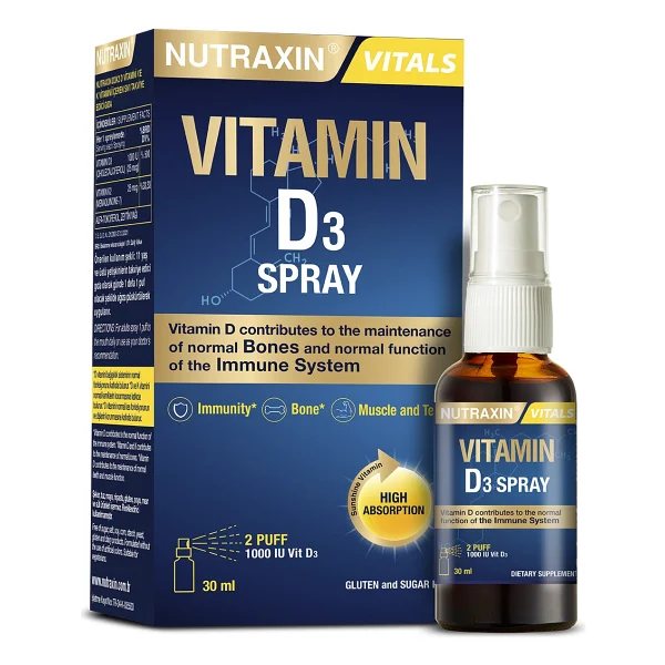 Nutraxin Vitamin D3 Sprey 30 Ml - Görsel 4