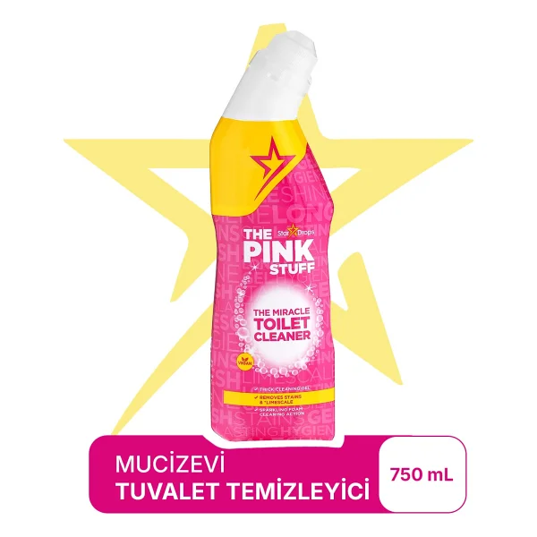 The Pink Stuff Mucizevi Tuvalet Temizleyici 750 Ml - Jel Formüllü, Kireç & Bakteri Karşıtı, Wc İçin Güçlü Temizlik - Görsel 4