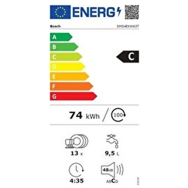 Bosch Sms4ekw63t 6 Programlı Bulaşık Makinesi - Görsel 8