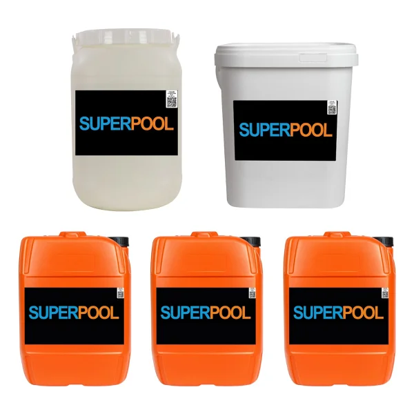 Superpool 5'li Havuz Bakım Kimyasal Seti 25 Kg - Görsel 2