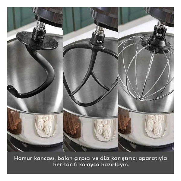 Emsan Maestrochef Stella 1500 W 5 Lt Hamur Yoğurma Makinesi - Görsel 4