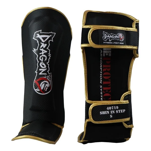 Dragondo 40719-P Muaythai Kaval Ayak Koruyucu 1125 Siyah Kaval Koruyucu Siyah - Görsel 3