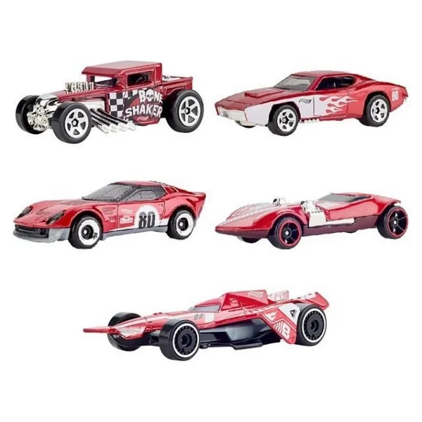 Hot Wheels Mattel 80th Anniversary 5'li Araba Seti Jgk08 - Görsel 2
