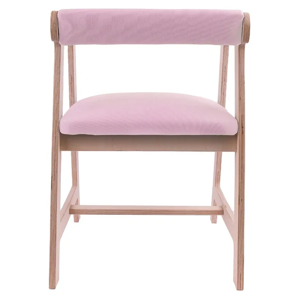 Ahşap Çocuk Oyun, Aktivite, Çalışma Masası Sandalyesi Pembe - Görsel 3