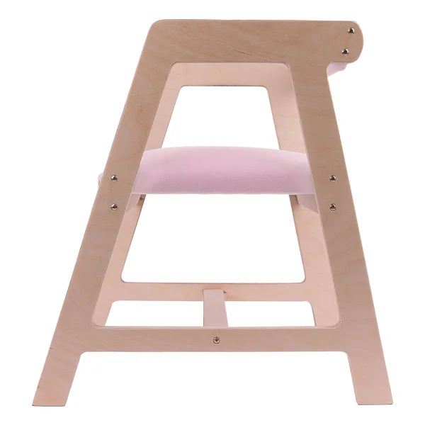 Ahşap Çocuk Oyun, Aktivite, Çalışma Masası Sandalyesi Pembe - Görsel 5