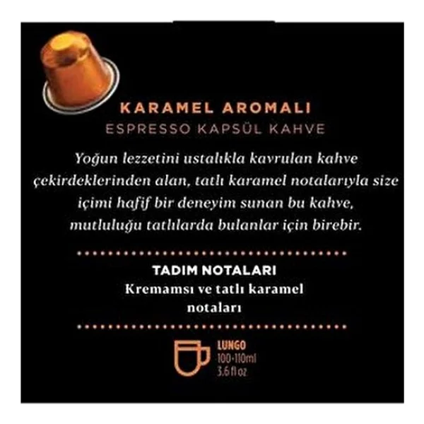 Kahve Dünyası Karamel Aromalı Kapsül Kahve 10'lu - Görsel 4