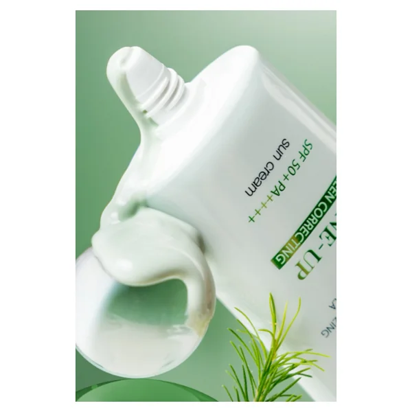 Dalba Clean Tre Tree Liposome Tone-Up Sun Cream(Green)50ml - Yeşil Tone-Up Güneş Kremi - Görsel 3