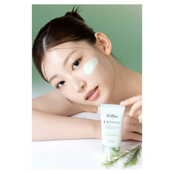 Dalba Clean Tre Tree Liposome Tone-Up Sun Cream(Green)50ml - Yeşil Tone-Up Güneş Kremi - Görsel 5
