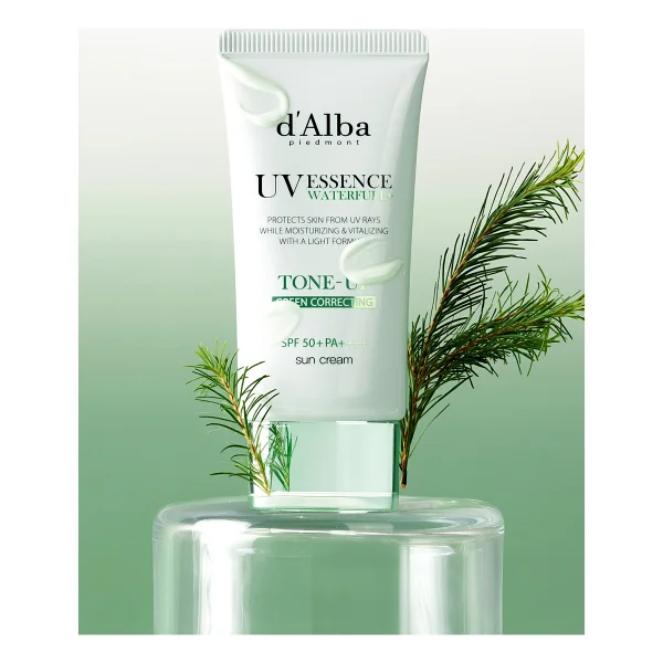 Dalba Clean Tre Tree Liposome Tone-Up Sun Cream(Green)50ml - Yeşil Tone-Up Güneş Kremi - Görsel 7