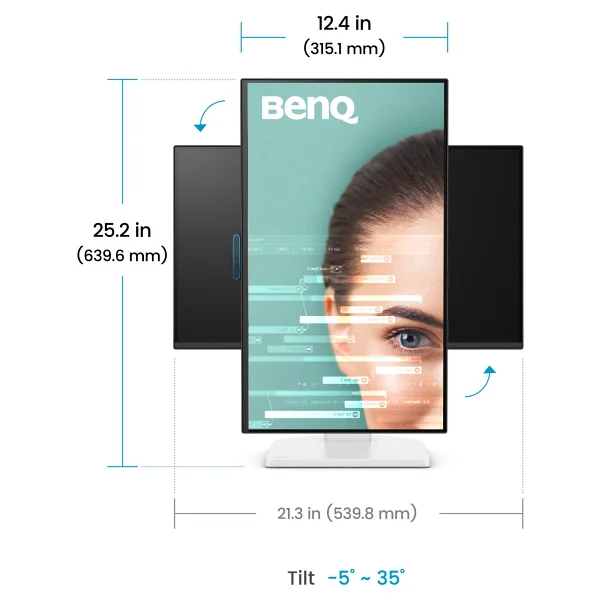 Benq Gw2490tc 23.8" 5 Ms Full HD Pivot Ips 144 Hz Monitör - Görsel 2
