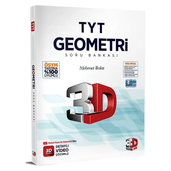 3d Yayınları Tyt Geometri Soru Bankası - Görsel 2