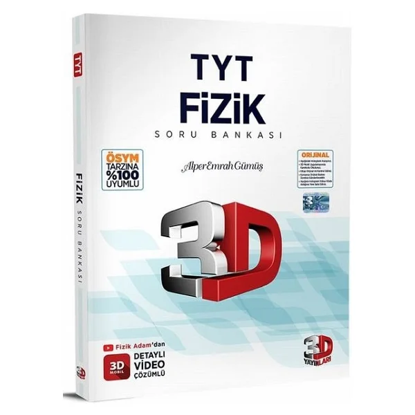 3d Yayınları Tyt Fizik Soru Bankası - Görsel 3