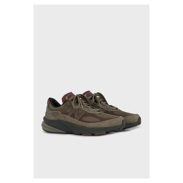 New Balance 990 U990ca6 Haki-Kahverengi Erkek Sneaker - Görsel 4