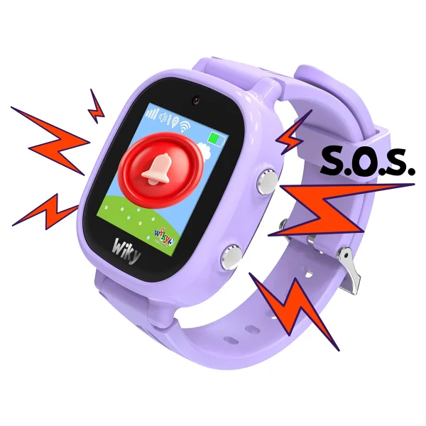Wiky Watch 5e Lila Akıllı Çocuk Saati - Görsel 3