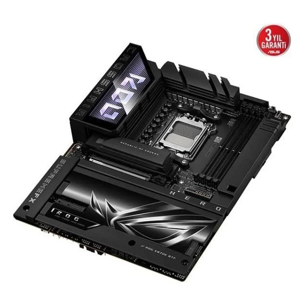Asus Rog Crosshair X870e Glacial Wi-Fi AMD Am5 DDR5 E-Atx Anakart - Görsel 5