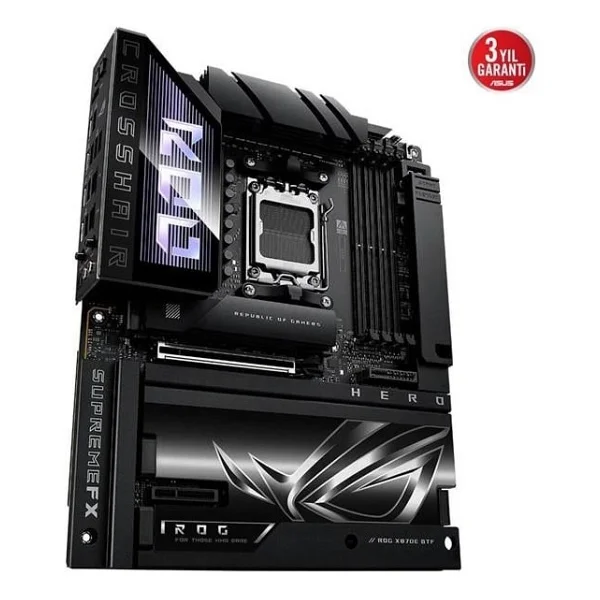 Asus Rog Crosshair X870e Glacial Wi-Fi AMD Am5 DDR5 E-Atx Anakart - Görsel 6