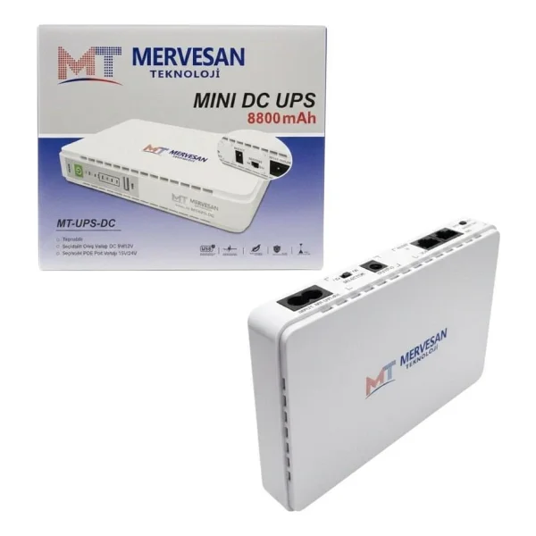 Mervesan Mt-Ups-Dc Mini Dc Ups 8800mah Taşınabilir Kesintisiz Güç Kaynağı - Görsel 5