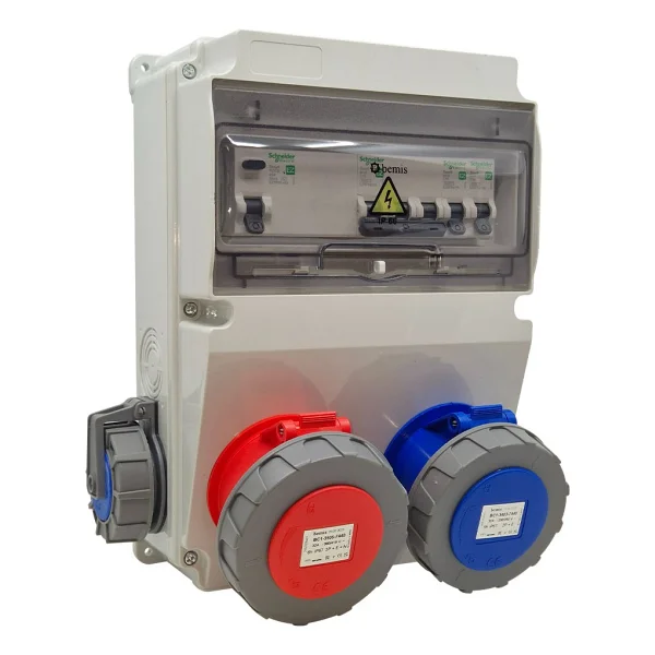 Bemis - Kombinasyon Kutusu Ip66 (40a Sigorta + Kaçak Akım Korumalı)(Taşınabilir Elektrikli Araç Şarj Cihazları İçin Uygundur) - Görsel 3