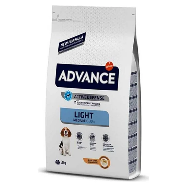 Advance Medium Light Tavuklu 3 Kg Orta Irk Yetişkin Köpek Maması - Görsel 9
