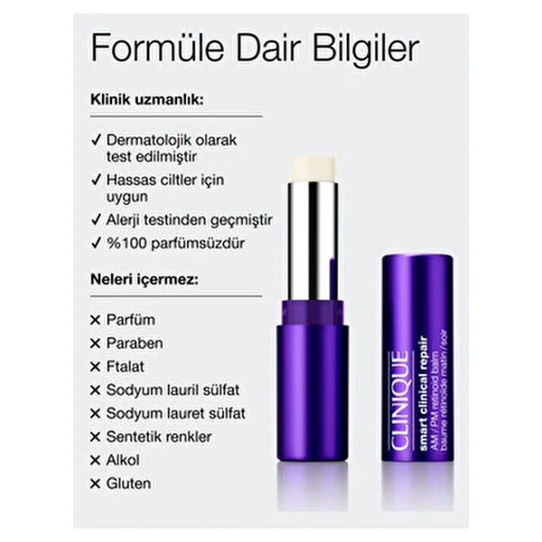 Clinique Smart Clinical Repair Gündüz + Gece Retinol Balm 3 Gr - Görsel 10