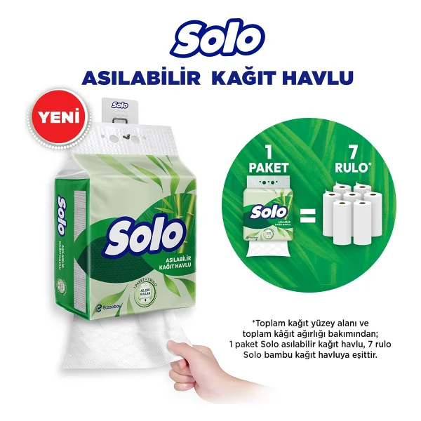 Solo 1=7 Asılabilir Kağıt Havlu - Görsel 6