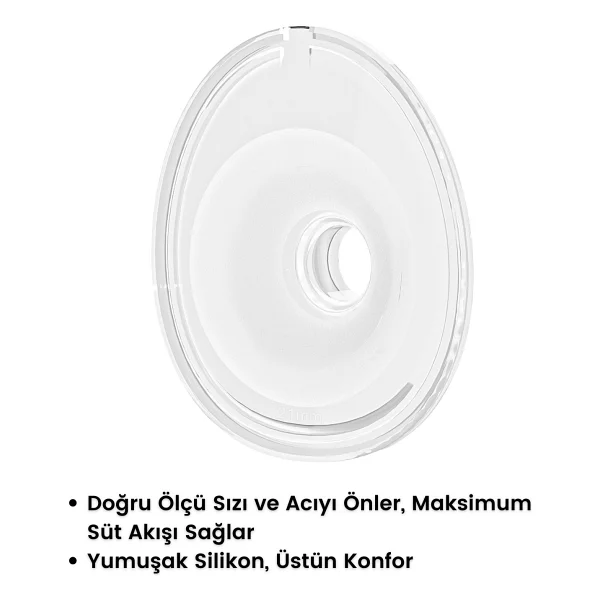 Bebebao 21 Mm Silikon Göğüs Kalkanı Flanş (P8 Pro Uyumlu) - Görsel 2