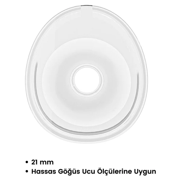 Bebebao 21 Mm Silikon Göğüs Kalkanı Flanş (P8 Pro Uyumlu) - Görsel 3