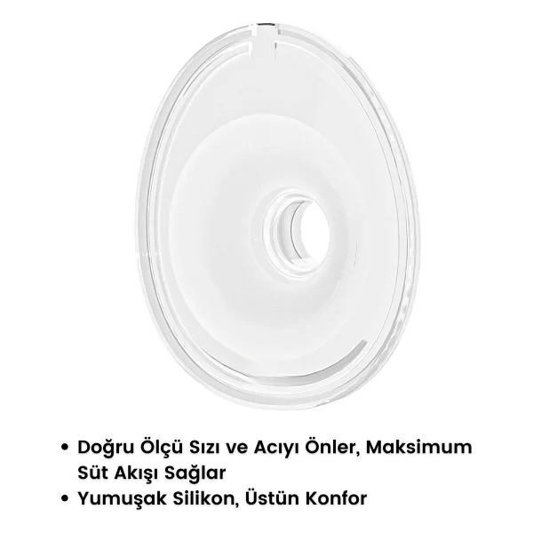 Bebebao 27 Mm Silikon Göğüs Kalkanı Flanş (P8 Pro Uyumlu) - Görsel 2