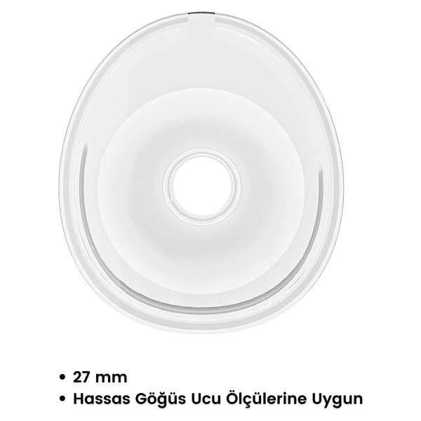 Bebebao 27 Mm Silikon Göğüs Kalkanı Flanş (P8 Pro Uyumlu) - Görsel 3