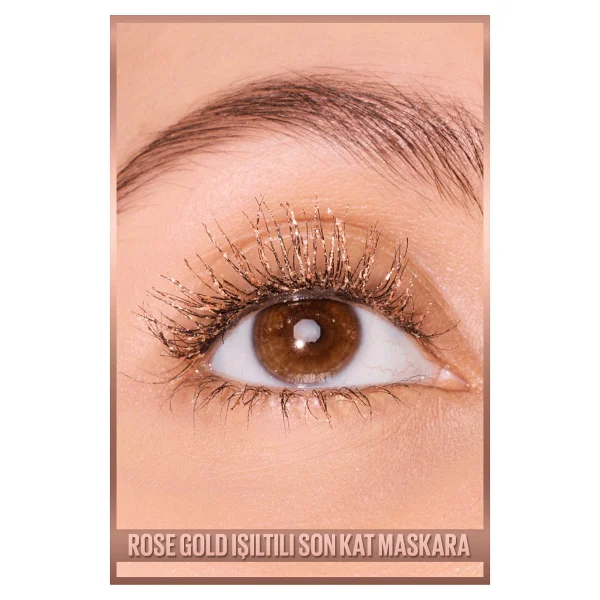 Maybelline New York Lash Sensational Sky High Rose Gold Glitz Maskara - Görsel 4