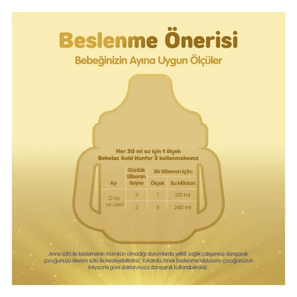 Bebelac Gold 3 Devam Sütü 800 Gr 2 Adet - Görsel 5