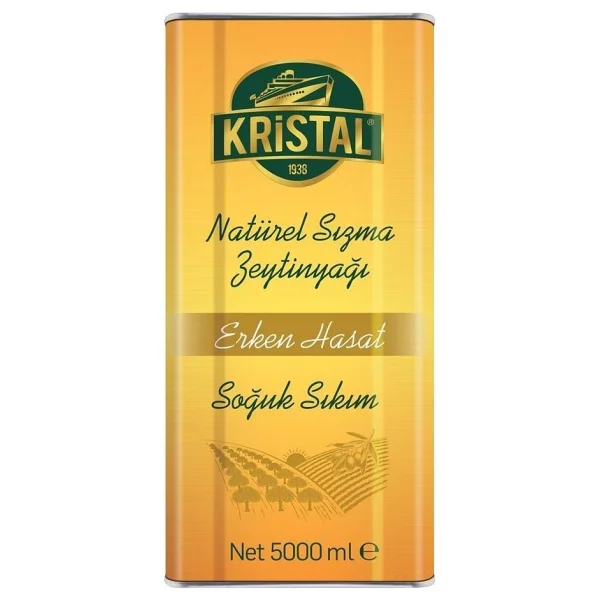 Kristal Erken Hasat Natürel Sızma Zeytinyağı 5 Lt - Görsel 3
