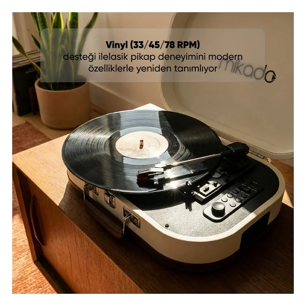 Mikado Nostalgia Mn-101 Fildişi Çantalı Pikap - Görsel 5