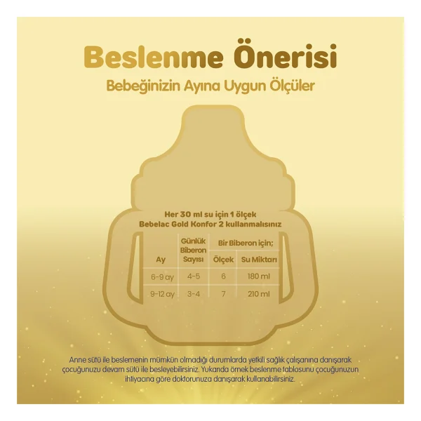 Bebelac Gold 2 Devam Sütü 800 Gr 2 Adet - Görsel 5