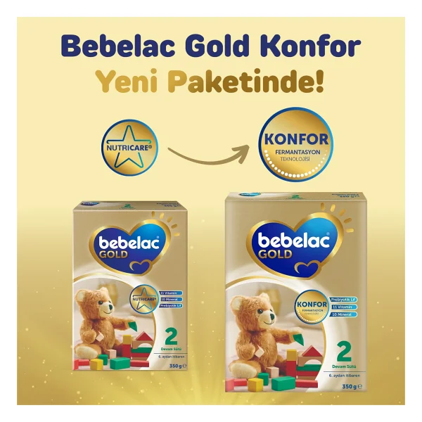Bebelac Gold 2 Devam Sütü 800 Gr 2 Adet - Görsel 2