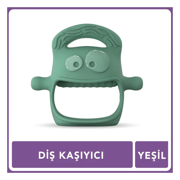 Mochi Diş Kaşıyıcı Mavi Bpa İçermeyen Gıda Sınıfı Silikon Bebek Dostu Tasarım İle Güvenli Kullanım - Görsel 9