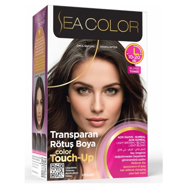 Sea Color Transparan Rötüş Boyası Açık Kahve Kumral Açık Kumral - Görsel 2