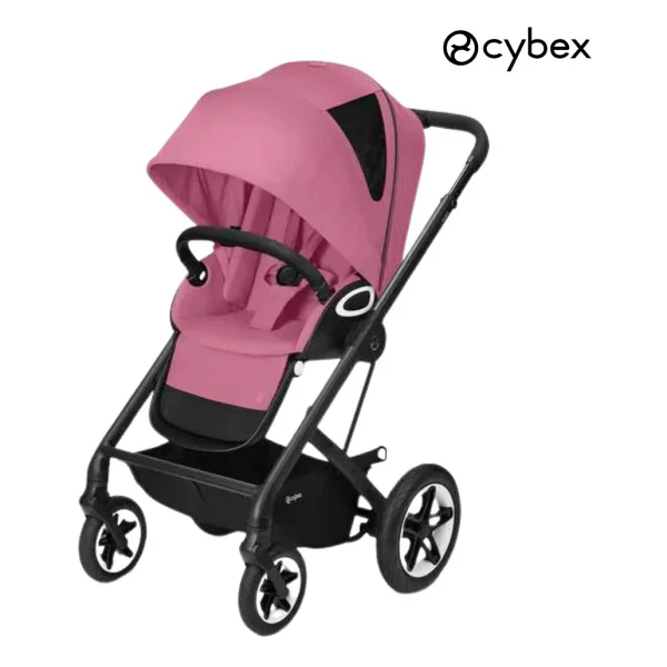 Cybex Talos S Lux Black-Magnolia Pink Bebek Arabası - Görsel 9