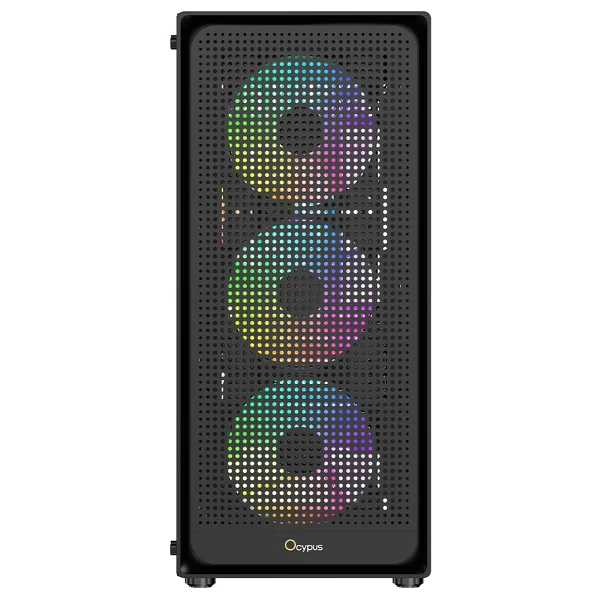 Ocypus Gamma C50 Siyah Argb Tempered Glass Gamma P650 650w 80+ White USB 3.0 Matx Mini Tower Kasa - Görsel 2