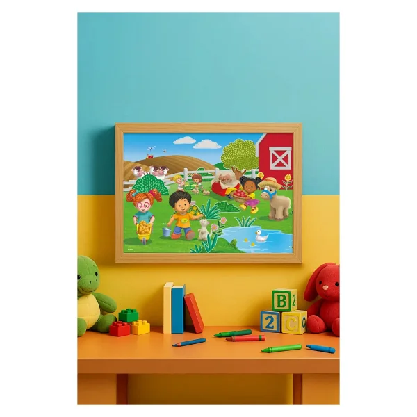 Ks Games Puzzle 50 Parça Little People - Görsel 3