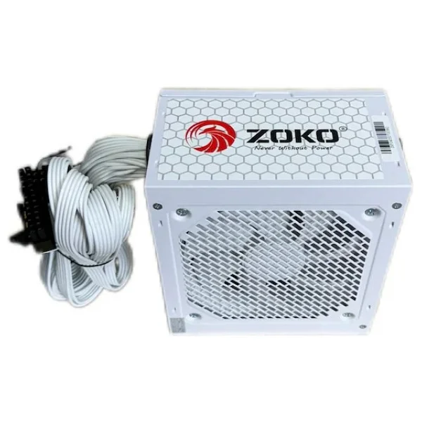 Zoko Zk600 600w 12 Cm Fanlı Beyaz Güç Kaynağı - Görsel 4
