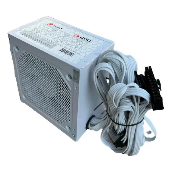 Zoko Zk600 600w 12 Cm Fanlı Beyaz Güç Kaynağı - Görsel 3