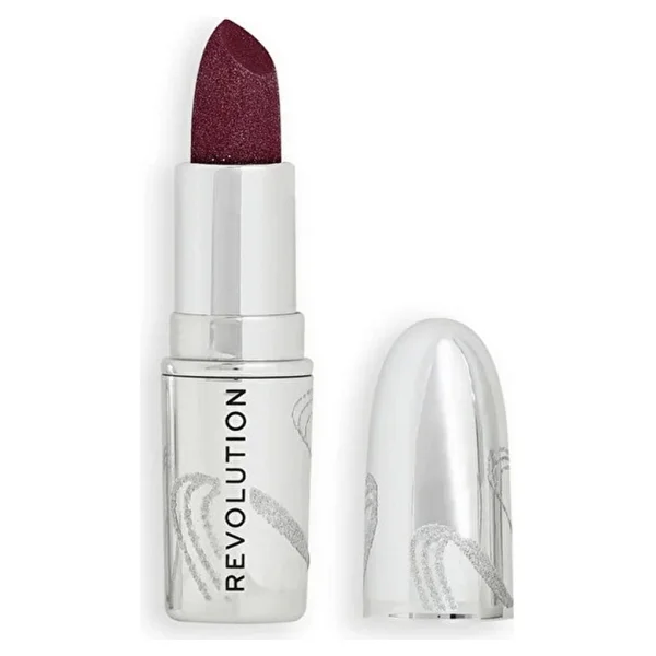 Revolution Metallic Muse Glitter Iced Berry Stick Ruj - Görsel 2