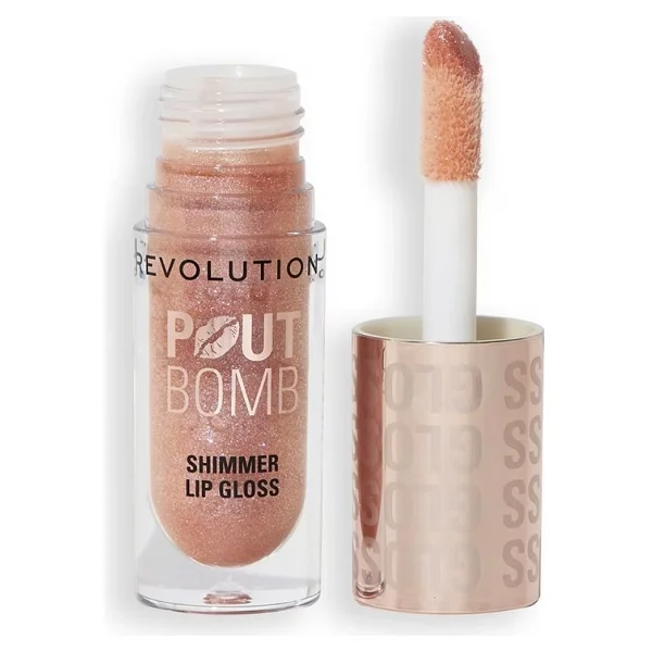 Revolution Shimmer Bomb Glimmer Nude Gloss - Görsel 6