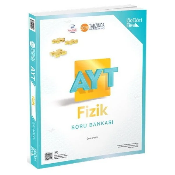 ÜçDörtBeş Yayınları AYT Fizik Soru Bankası 2026