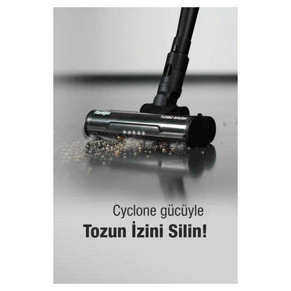 Fantom Pluto P 6000 Cyclone Siyah Elektrikli Dikey Süpürge - Görsel 7