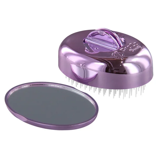 Proco Beauty Premium Shıny Kendini Temizleyen Aynalı Saç Fırçası - Compact Detangling To Go - Görsel 6